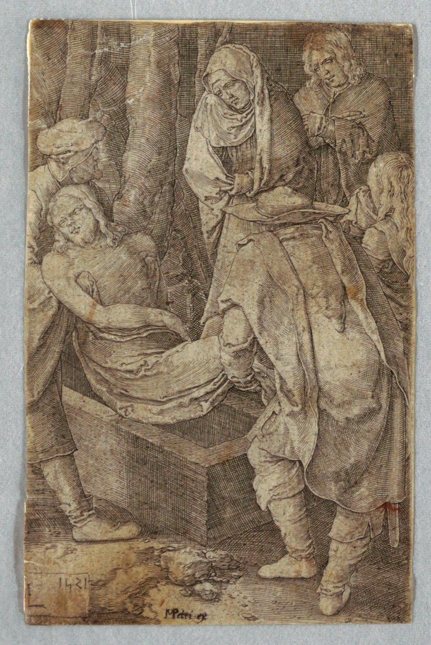 O Sepultamento, de A Paixão de Lucas van Leyden