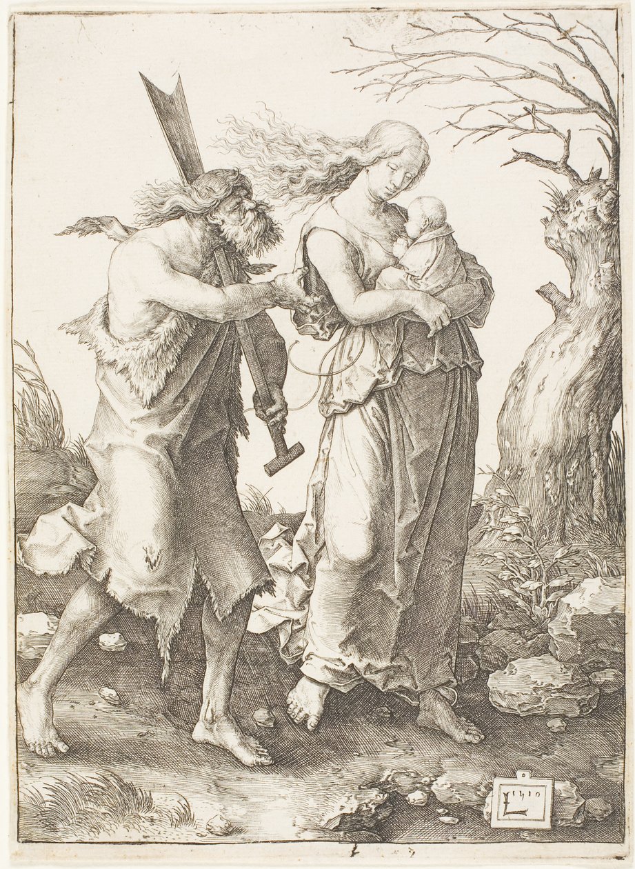A expulsão do paraíso de Lucas van Leyden