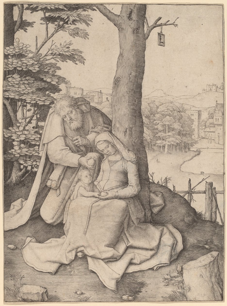A Sagrada Família de Lucas van Leyden