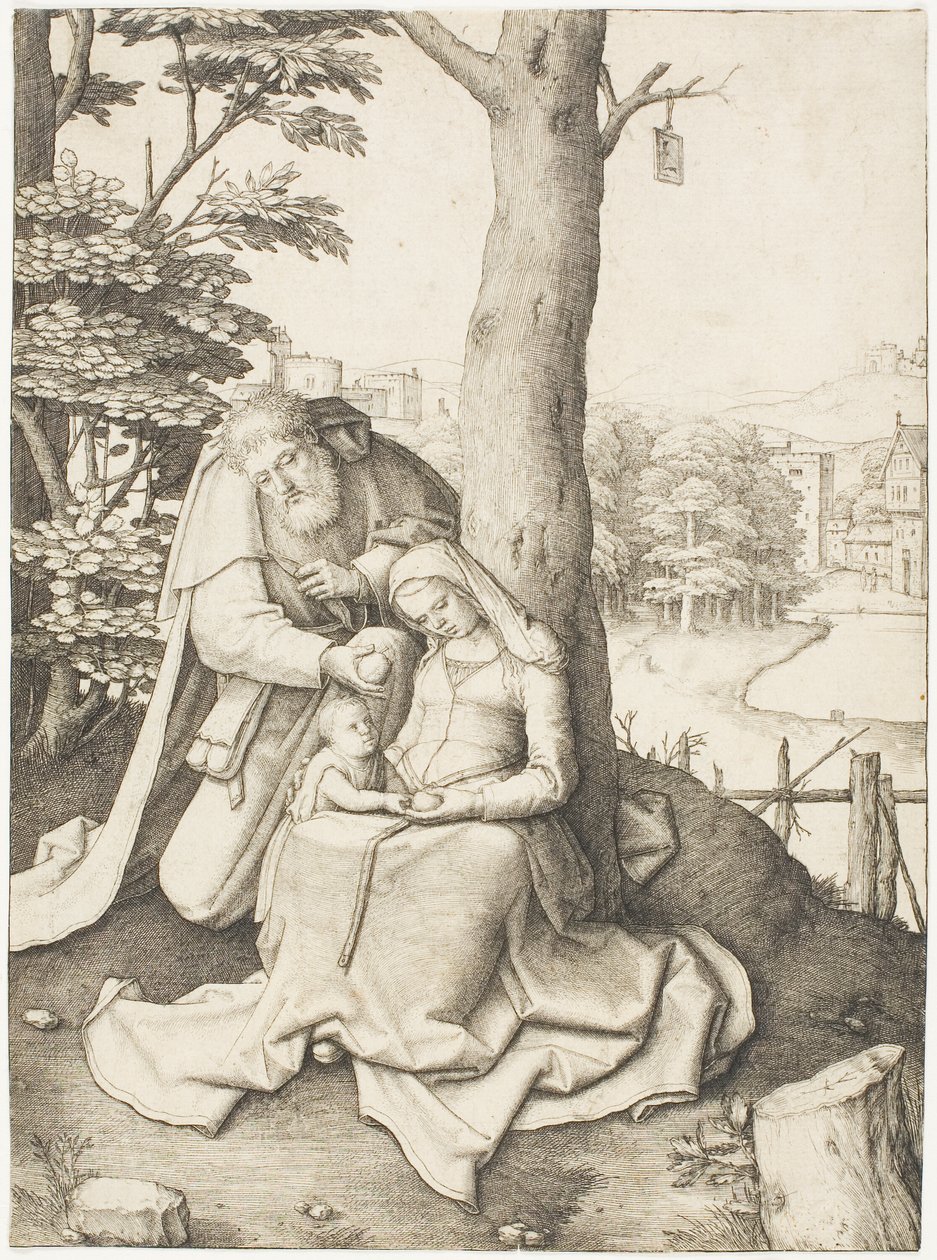 A Sagrada Família de Lucas van Leyden