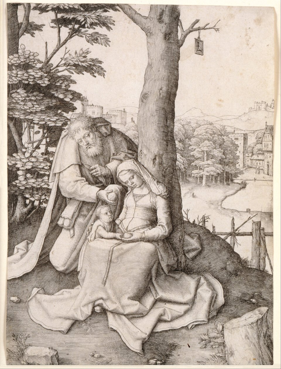 A Sagrada Família de Lucas van Leyden