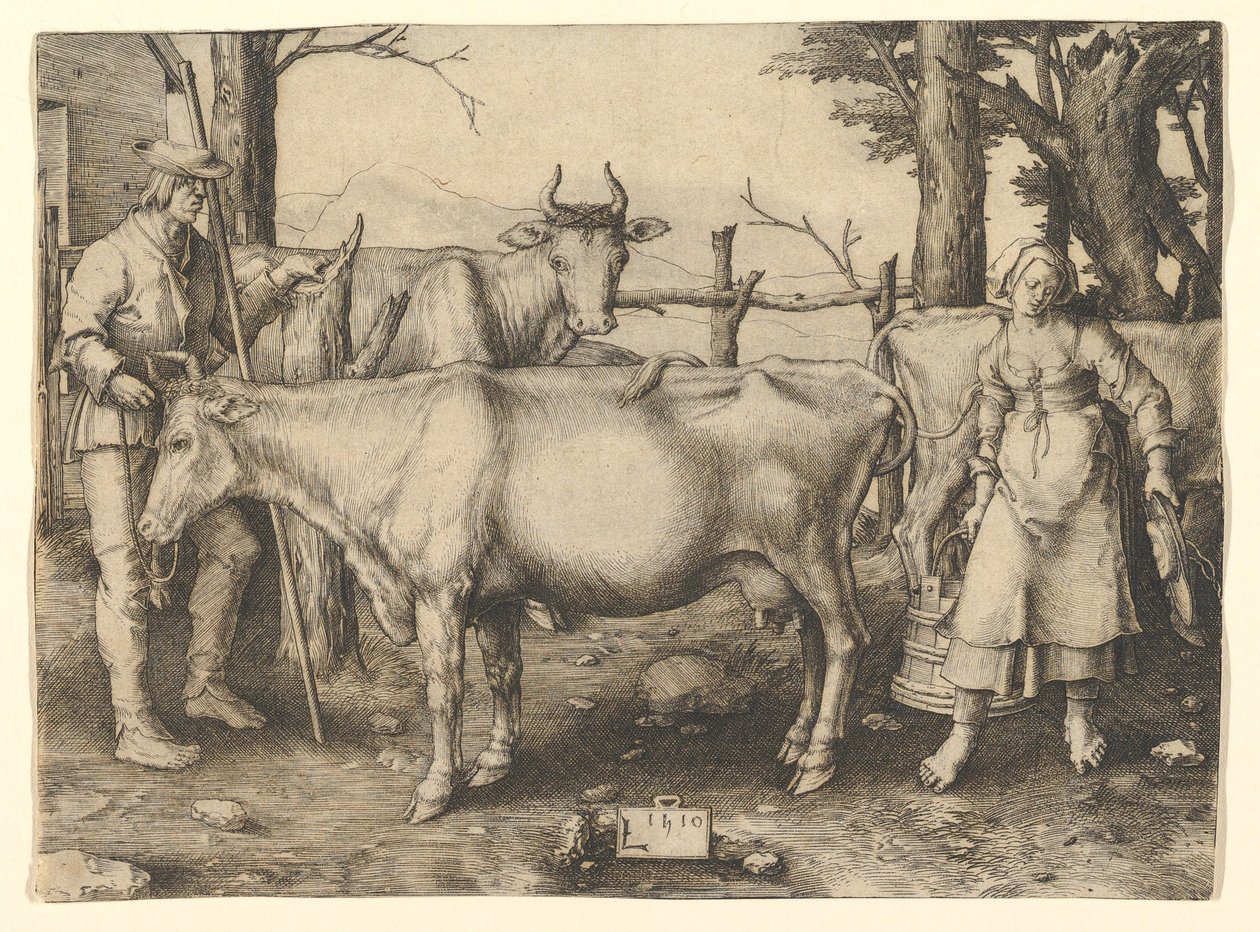 A Leiteira, 1510. de Lucas van Leyden
