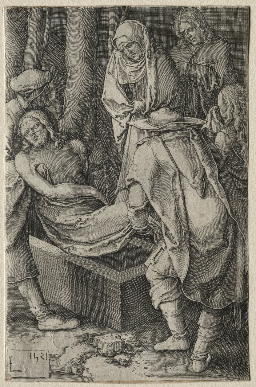 A Paixão: O Sepultamento de Cristo de Lucas van Leyden