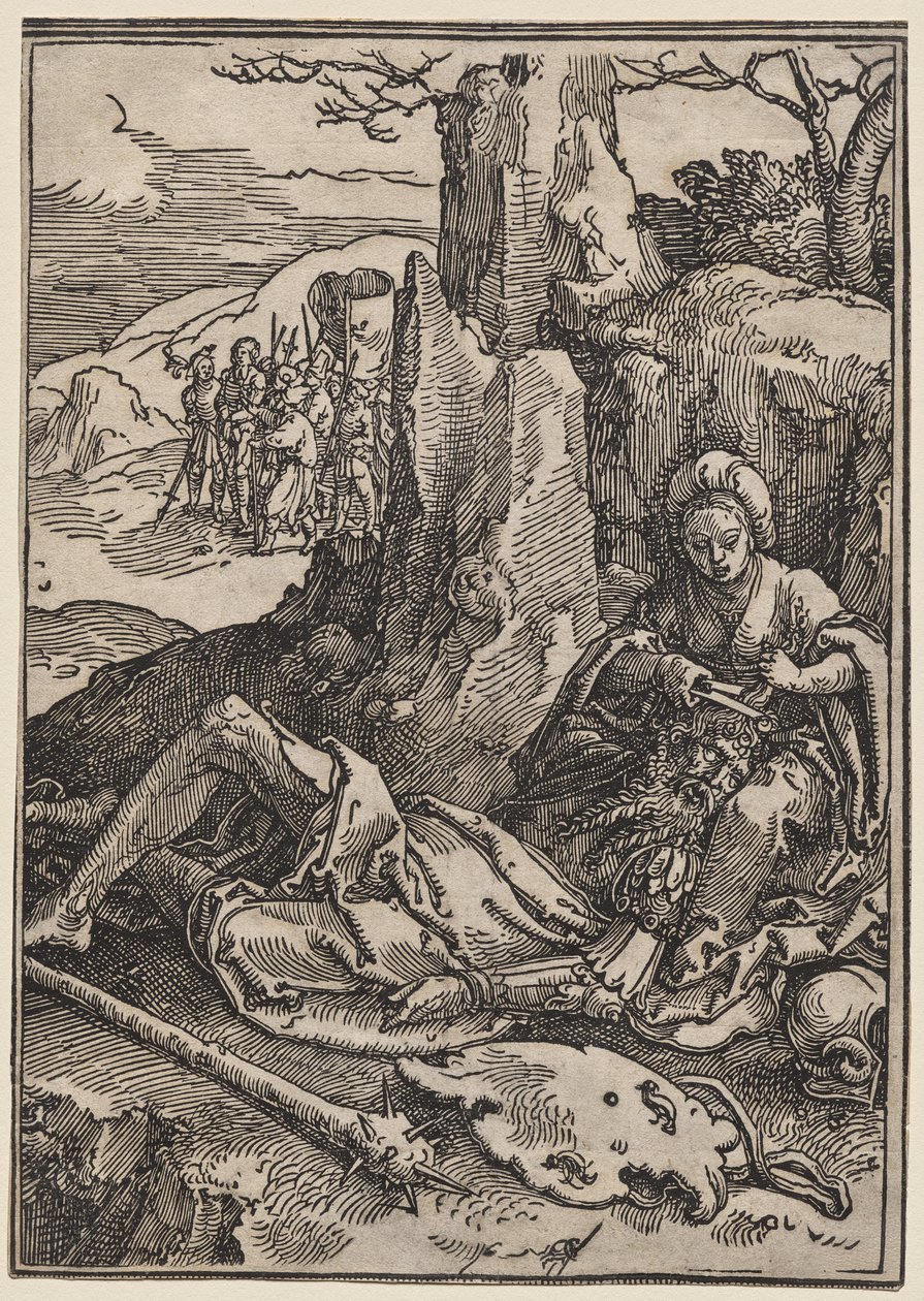 O poder das mulheres: Sansão e Dalila de Lucas van Leyden