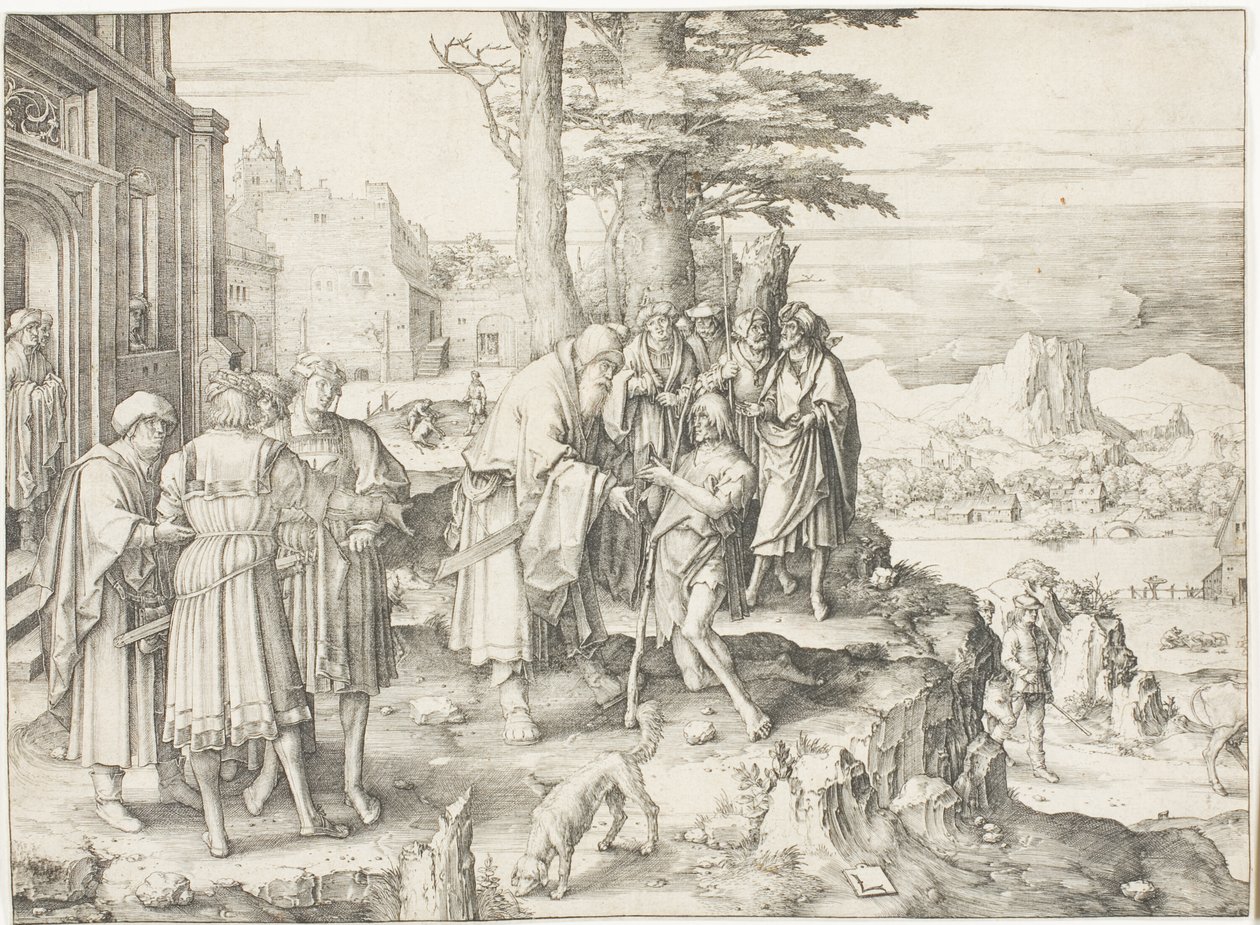 O Retorno do Filho Pródigo de Lucas van Leyden