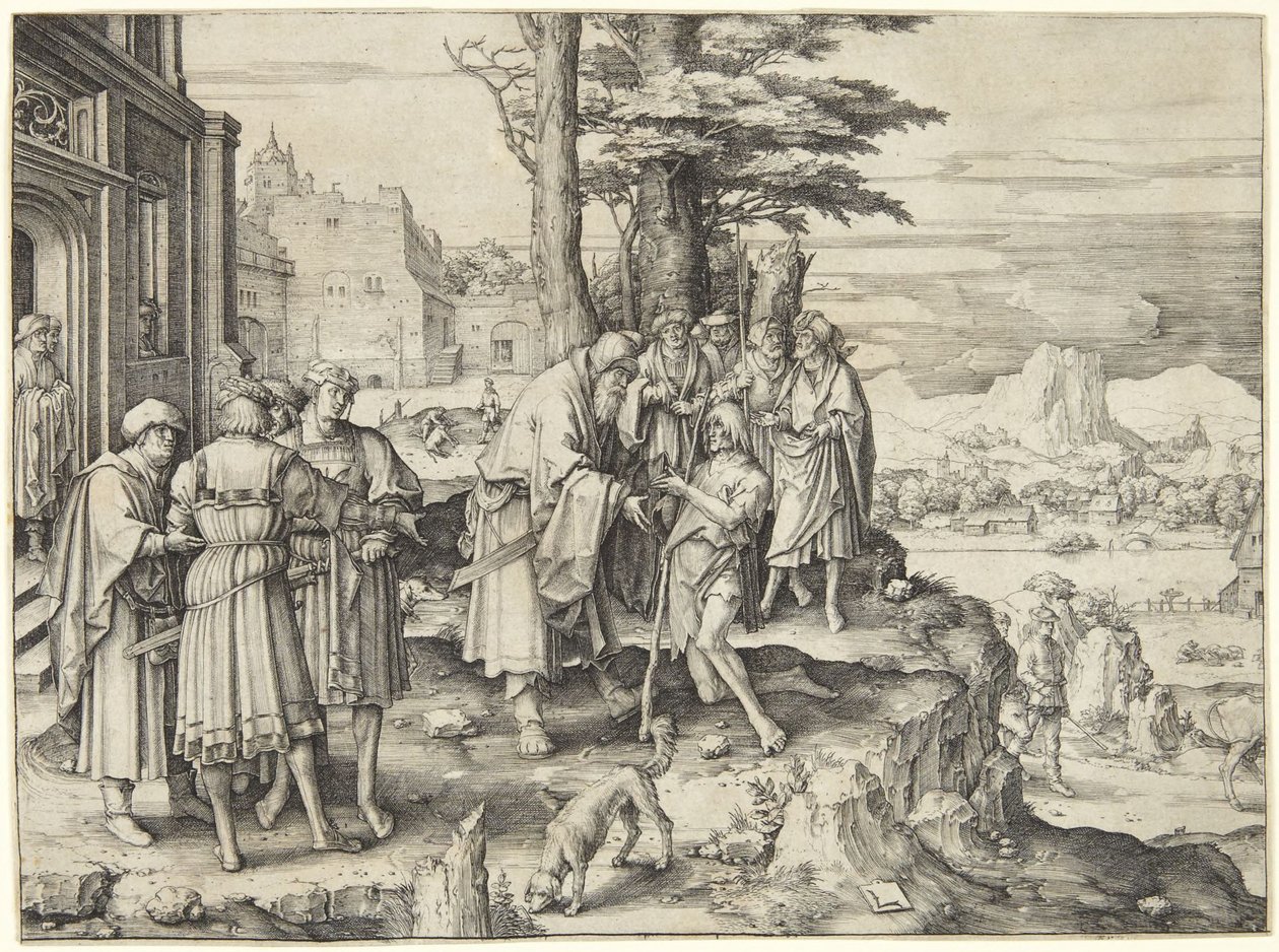 O regresso do filho pródigo de Lucas van Leyden