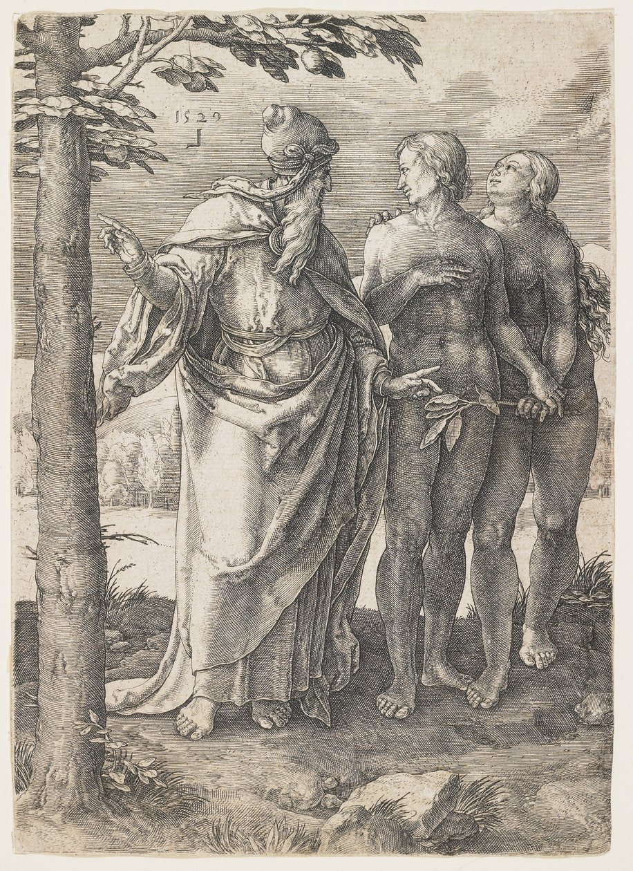 A História de Adão e Eva: A Primeira Proibição de Lucas van Leyden