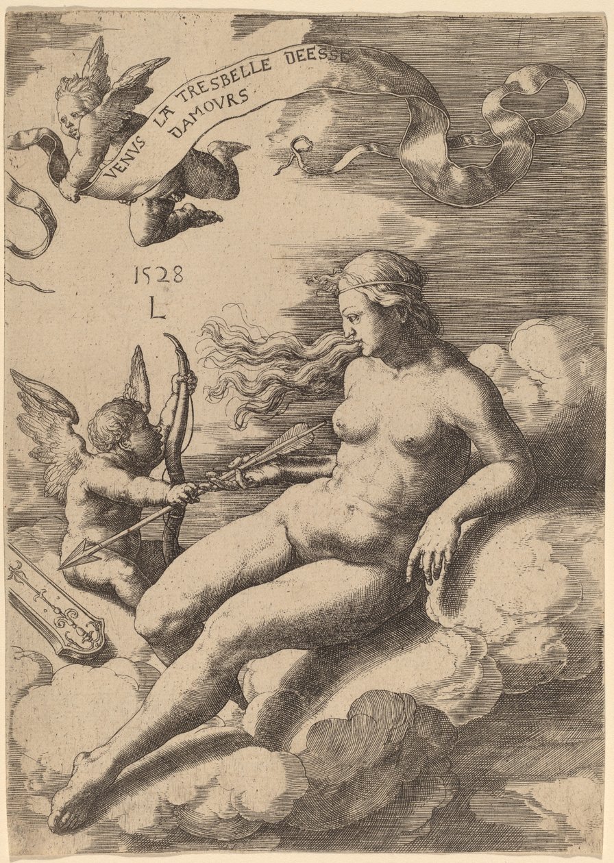 Vênus e Cupido de Lucas van Leyden