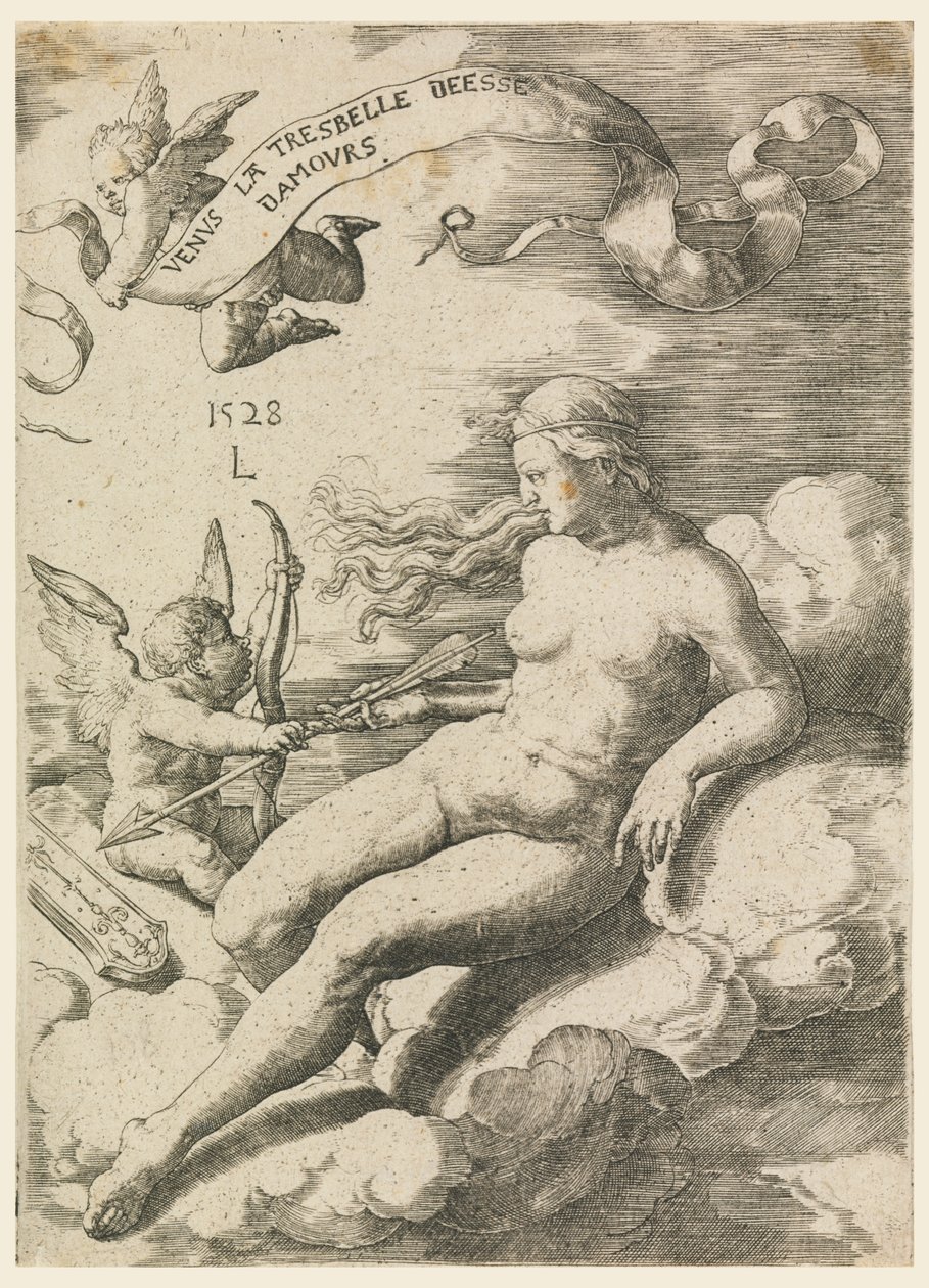 Vênus e Cupido de Lucas van Leyden