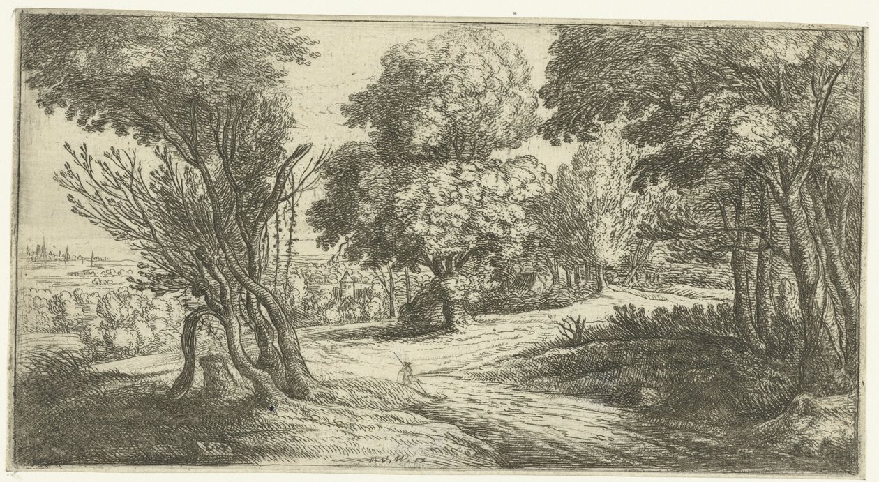 Paisagem florestal de Lucas van Uden