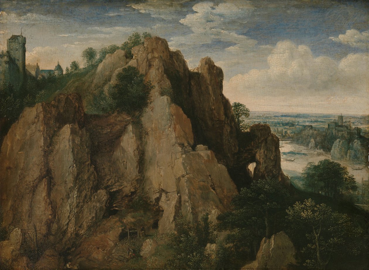 Paisagem montanhosa de Lucas van Valckenborch