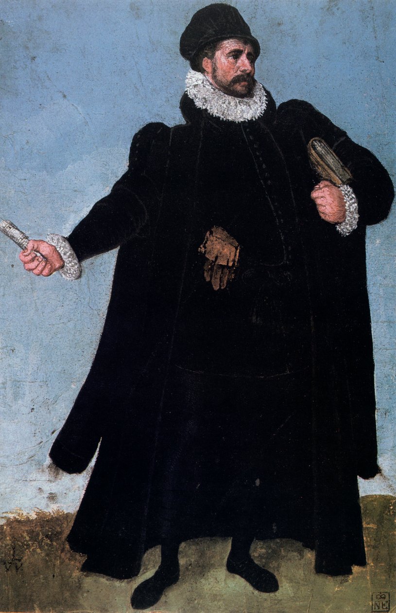 Estudo de uma fantasia, século XVI. de Lucas van Valckenborch