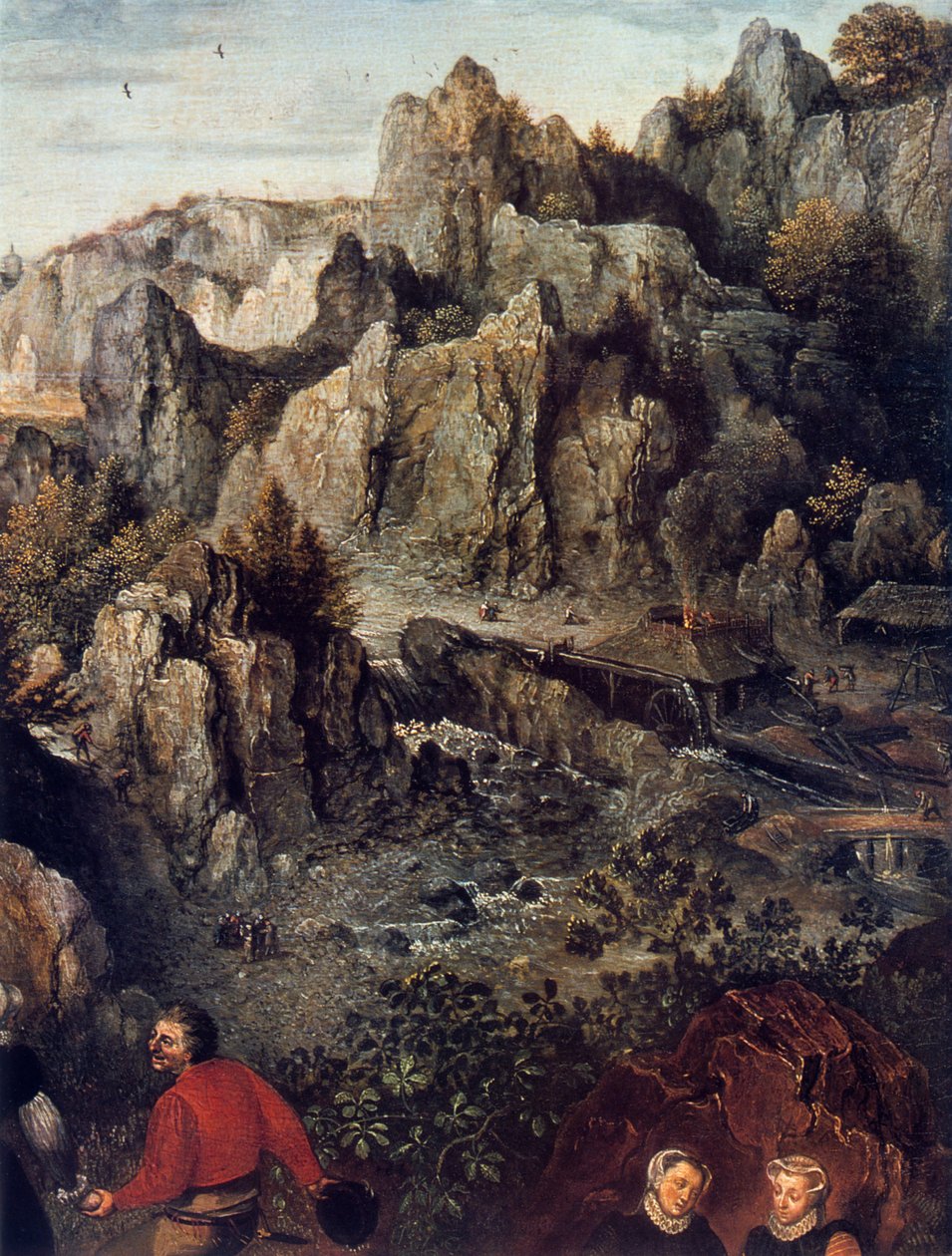 A Festa do País, detalhe, 1576. de Lucas van Valckenborch