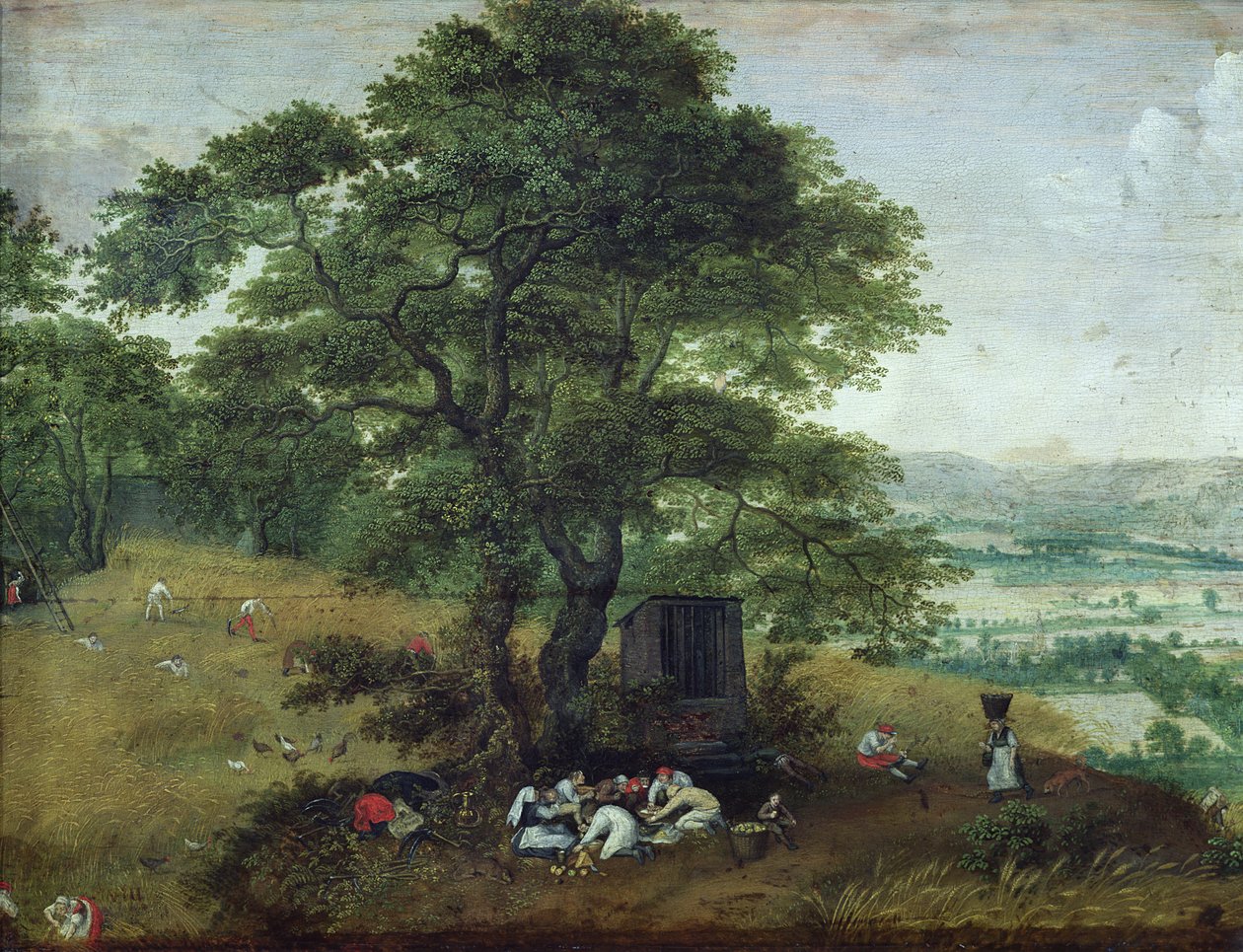 A colheita de Lucas van Valckenborch