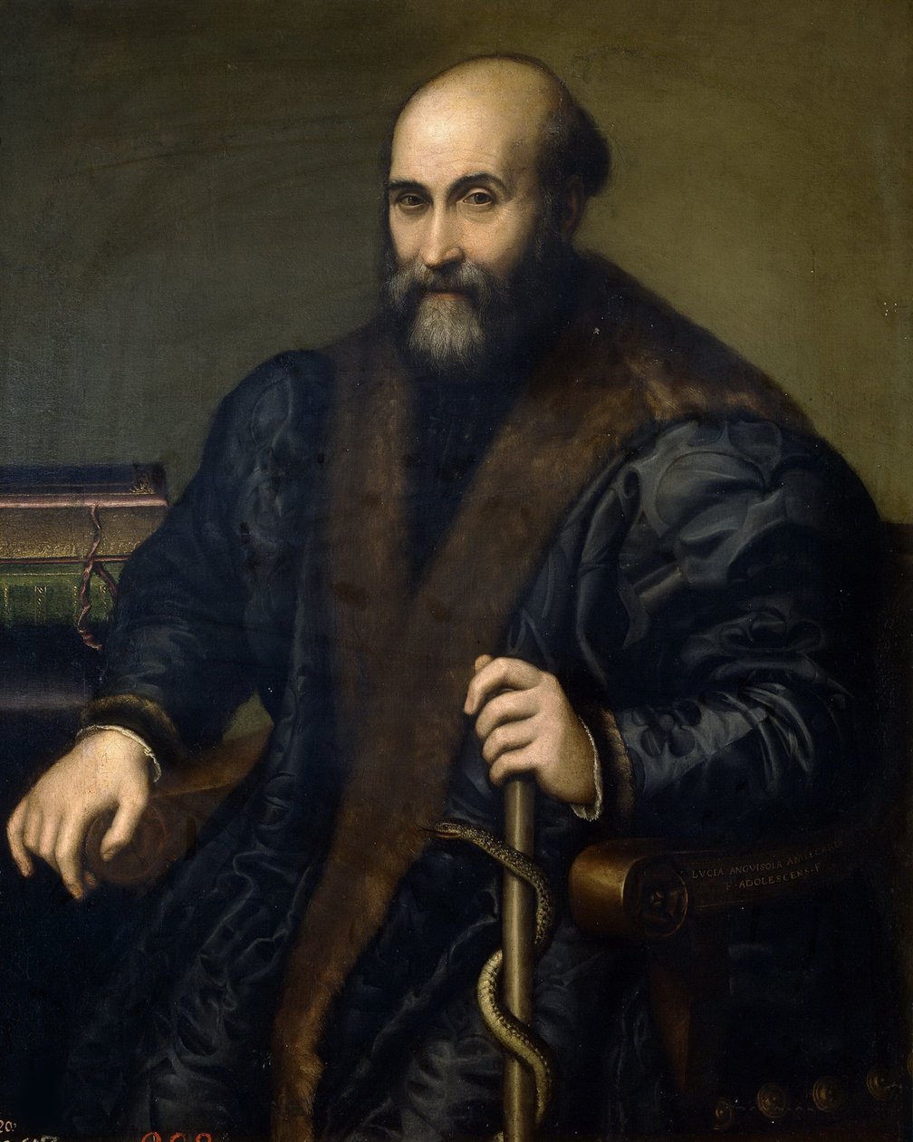 Retrato de Pietro Manna, 1557. de Lucia Anguissola