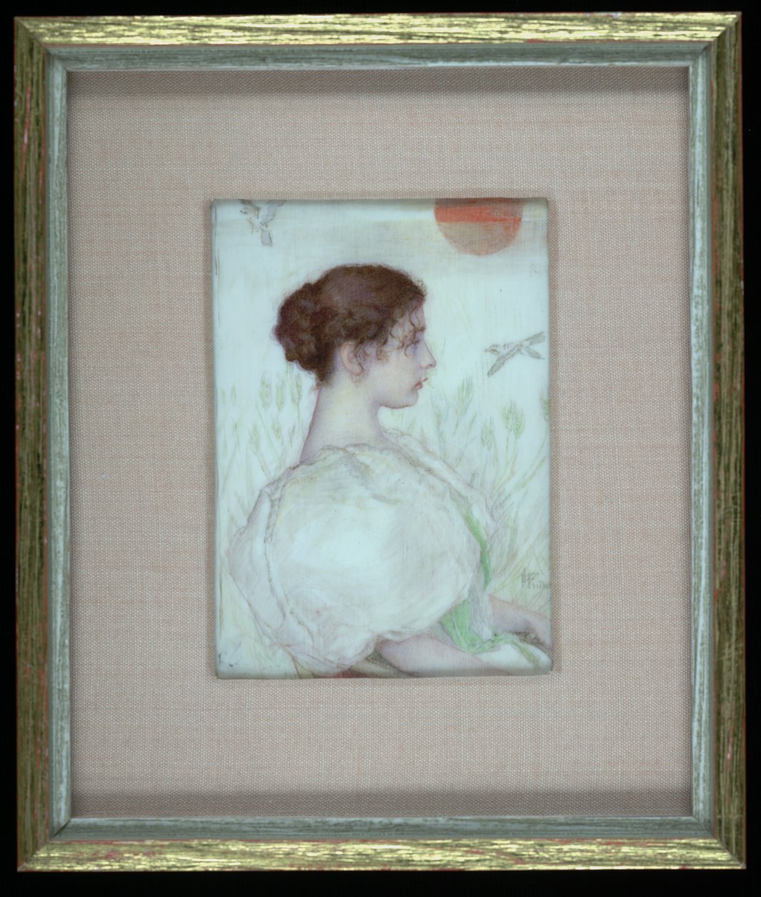 Cabeça de uma jovem, ca. 1900. de Lucia Fairchild Fuller