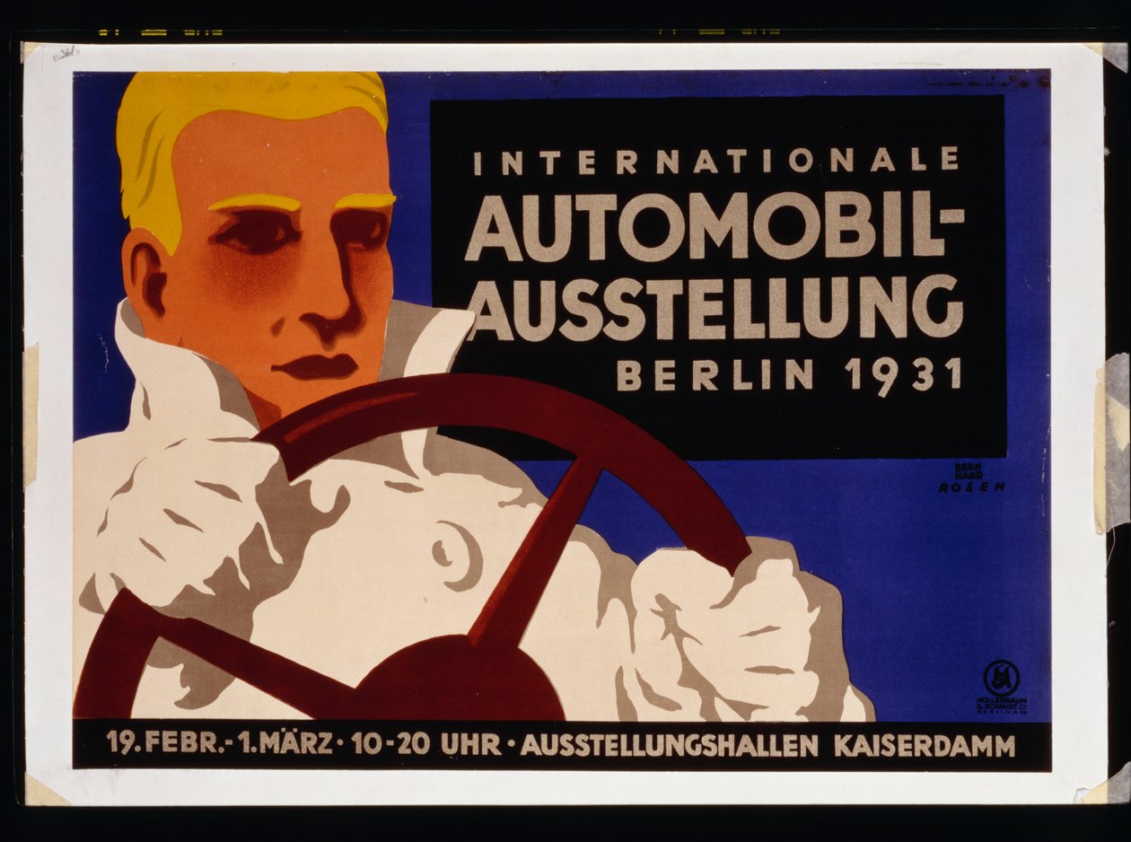 Exposição Internacional de Automóveis, Berlim 1931 de Lucian and Rosen F. (fl.1929) Bernhard