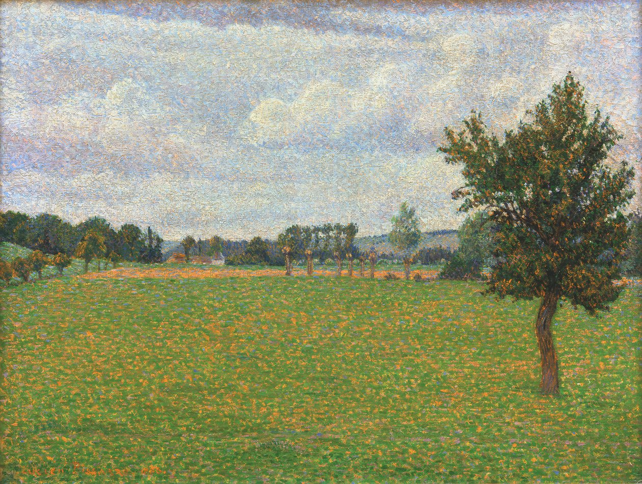 Pradaria de Tierceville de Lucien Pissarro