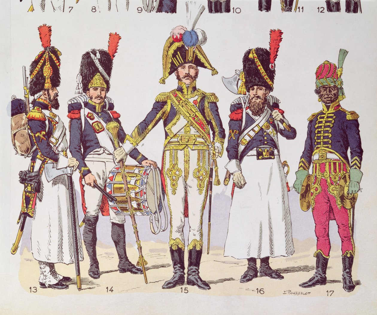 Guardas Granadeiros do Primeiro Império de Lucien Rousselot