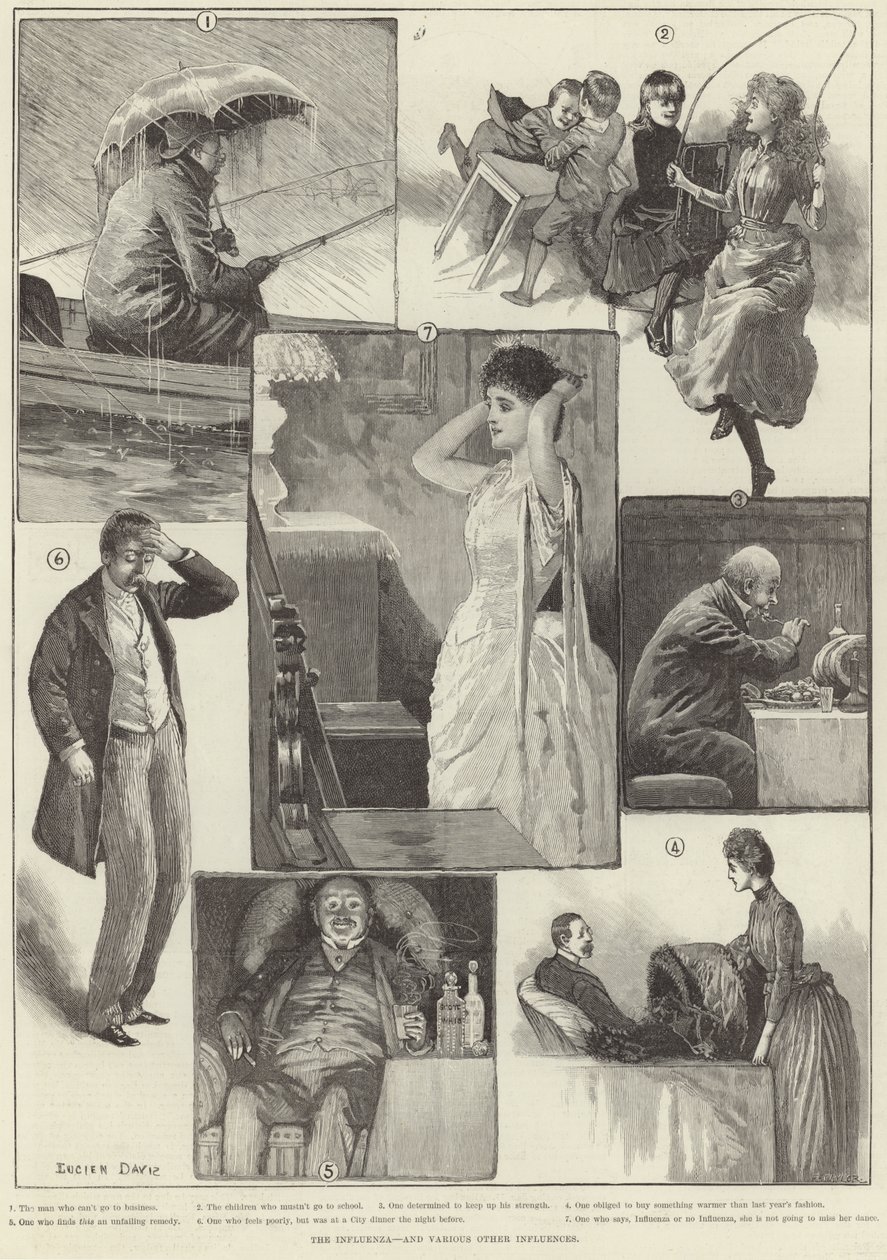 A gripe (gravura) de Lucien Davis