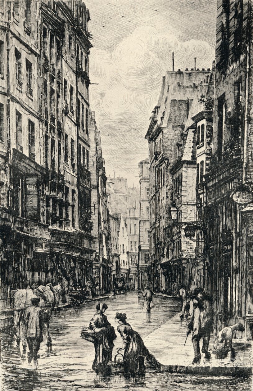 "Rue Galande", 1915 de Lucien Gautier