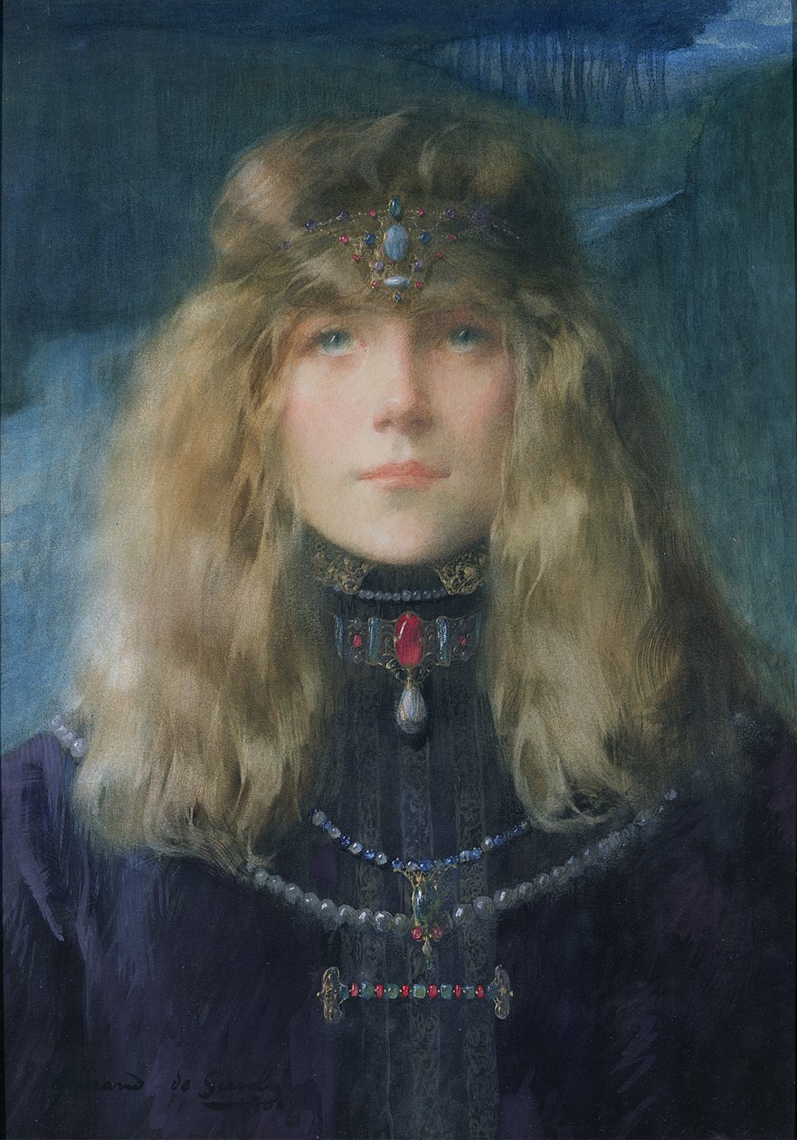 jovem princesa de Lucien Guirand de Scevola