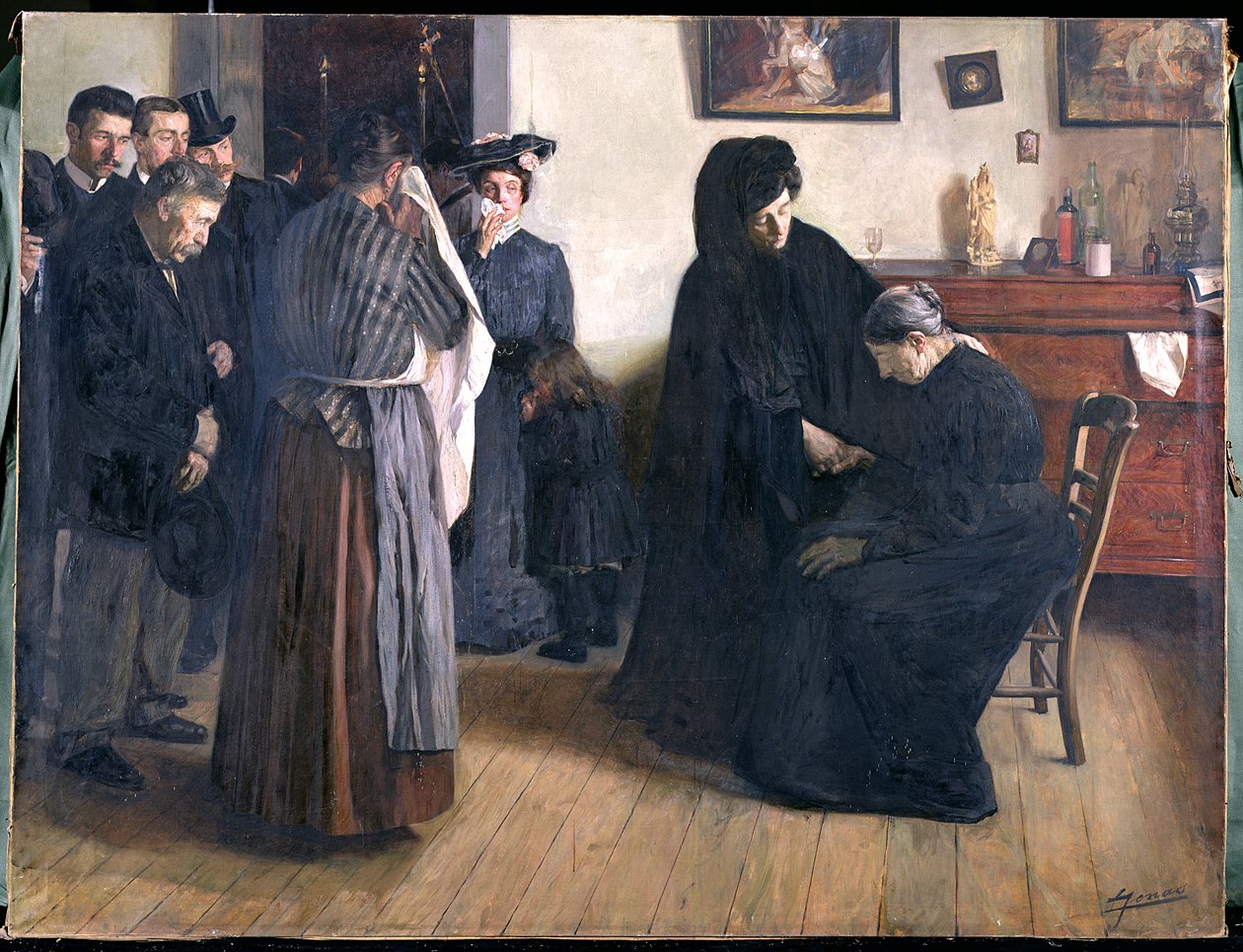 Consolar (óleo sobre tela) de Lucien Hector Jonas
