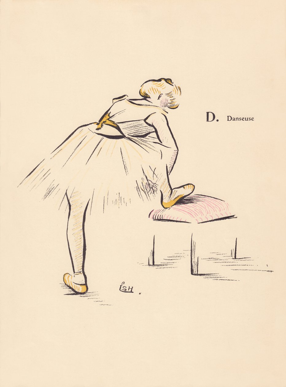 D. Bailarino de Lucien L. (active 1904) Henreaux