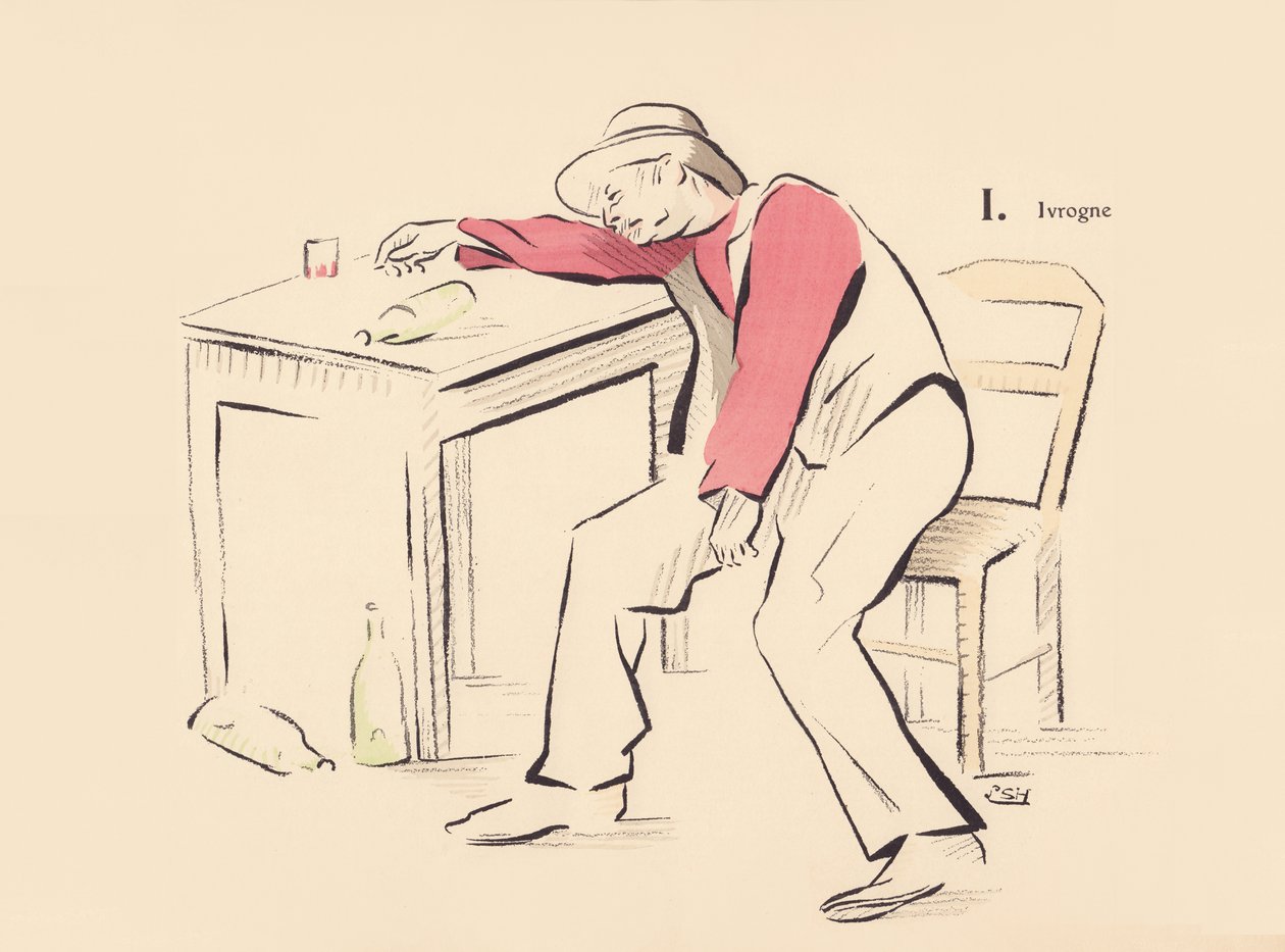 I. Bêbado de Lucien L. (active 1904) Henreaux