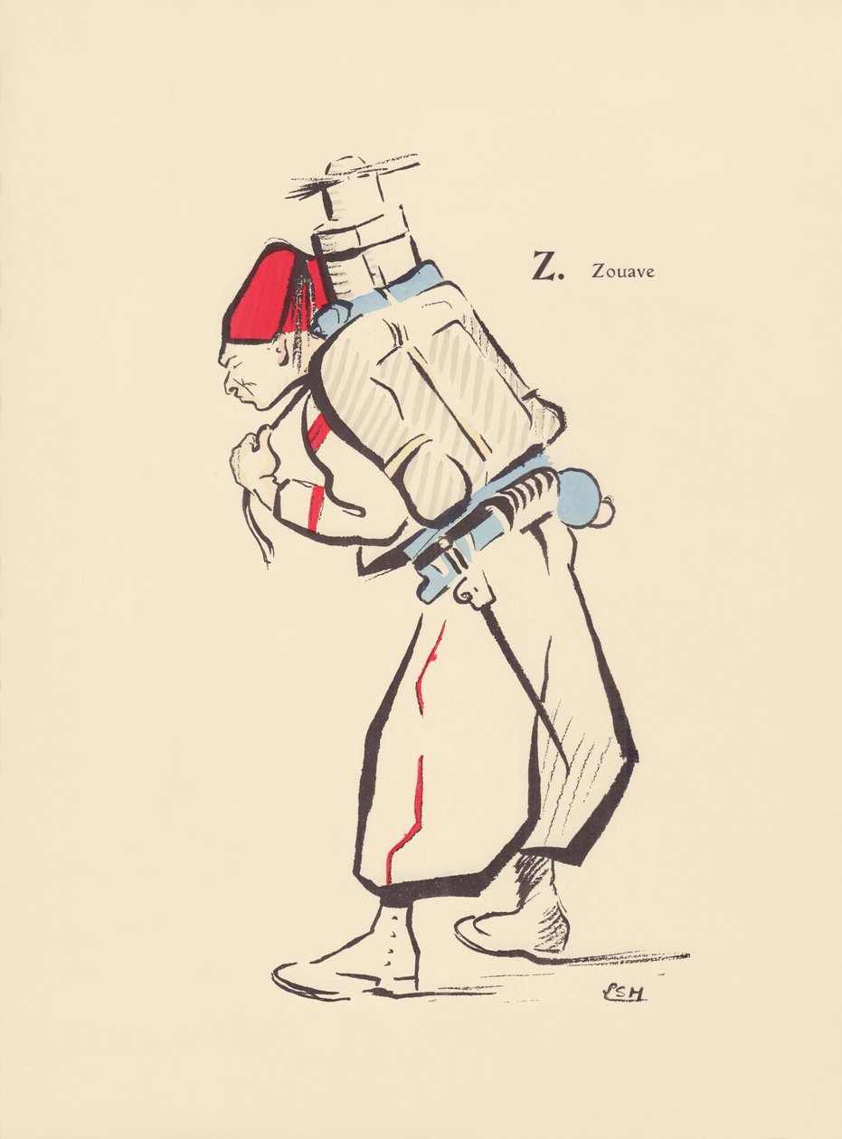 Zouave de Lucien L. (active 1904) Henreaux