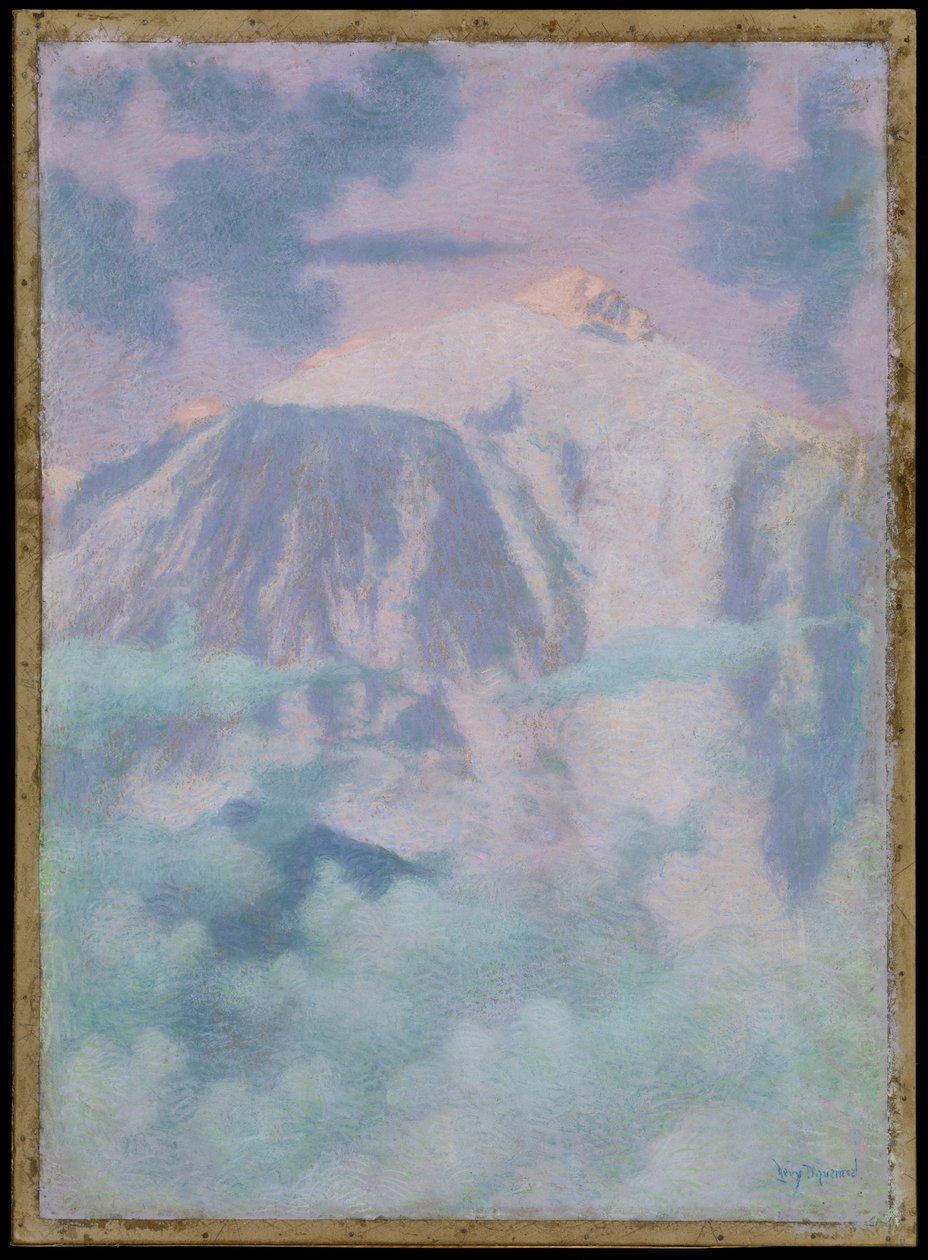Paisagem da Montanha dos Sonhos de Lucien Levy Dhurmer