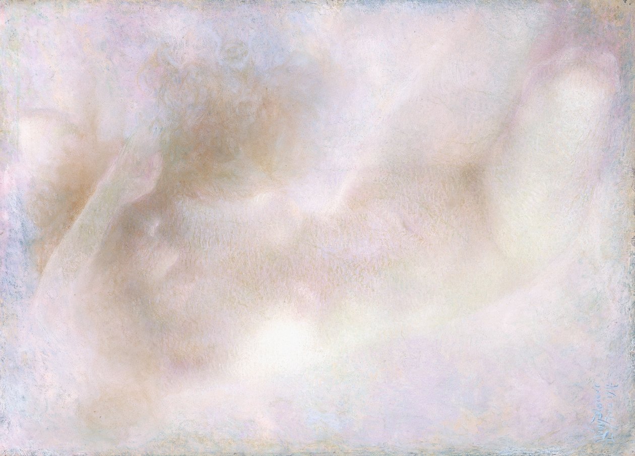 Nu feminino de Lucien Levy Dhurmer