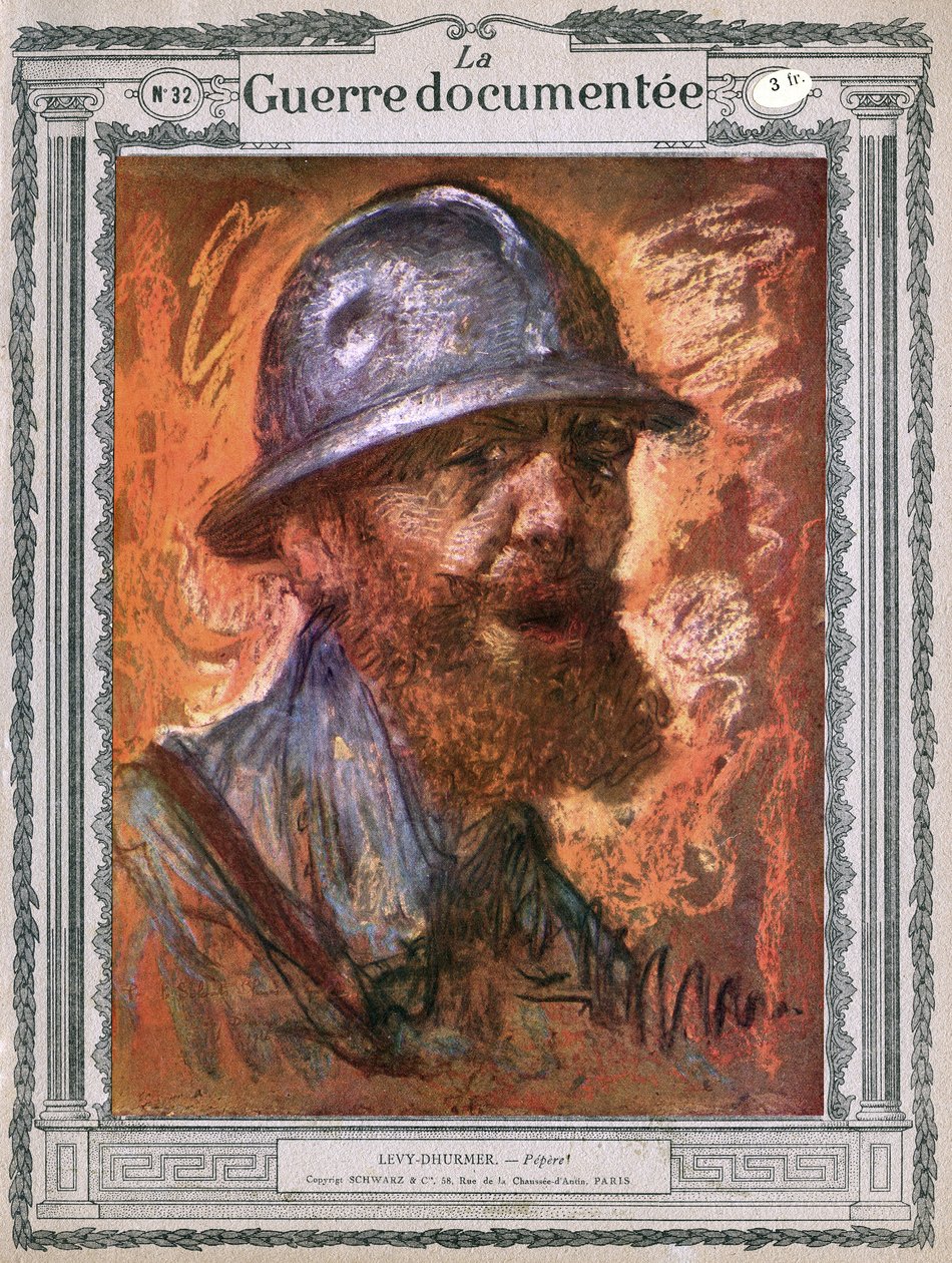 Pepere, retrato de uma ruiva velha e peluda de Lucien Levy Dhurmer