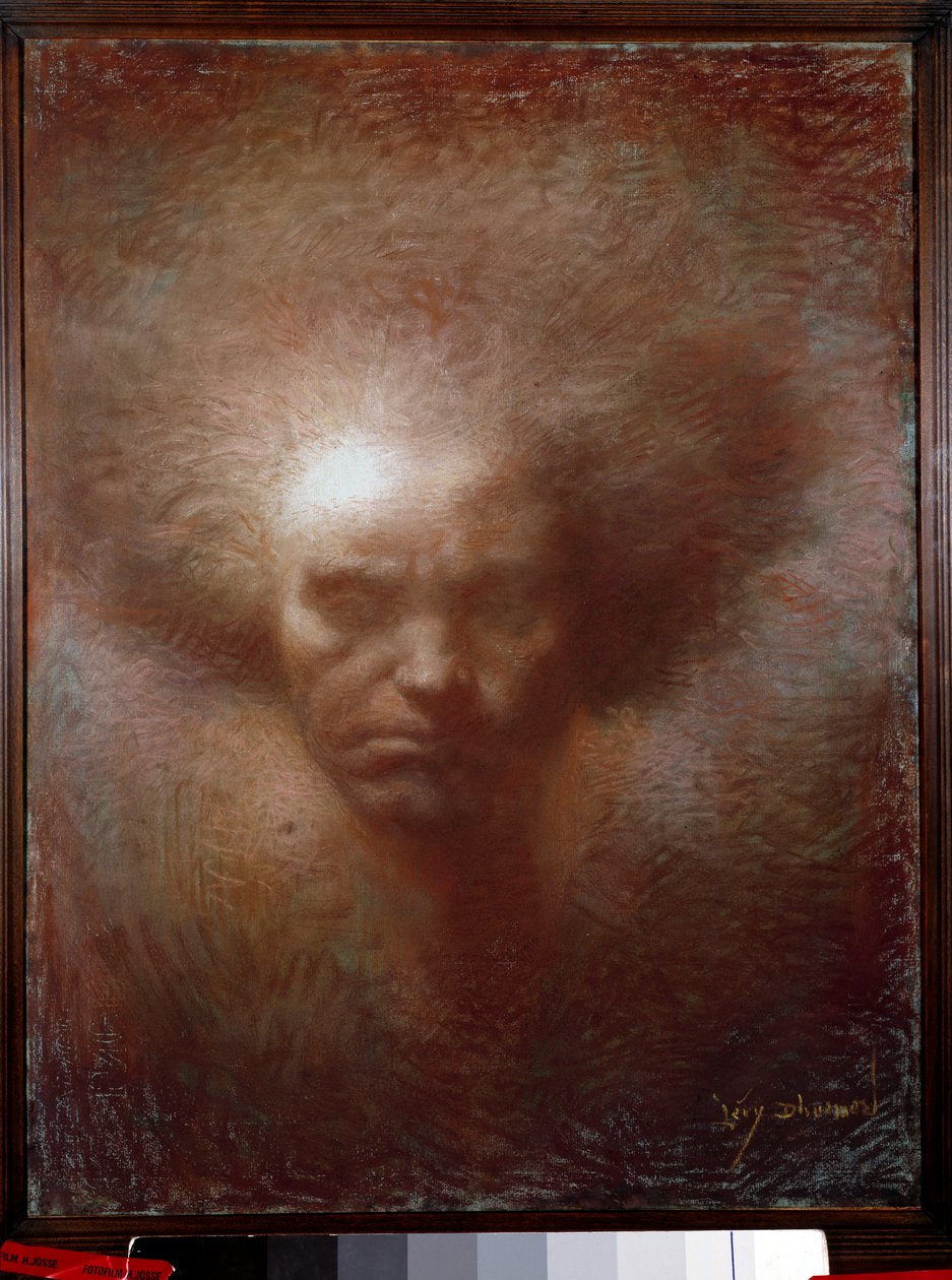 Retrato de Ludwig van Beethoven (1770-1827) de Lucien Levy Dhurmer