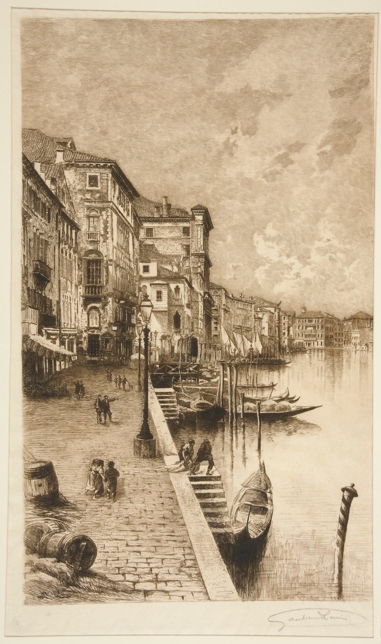 Quai, Veneza de Lucien Marcelin Gautier