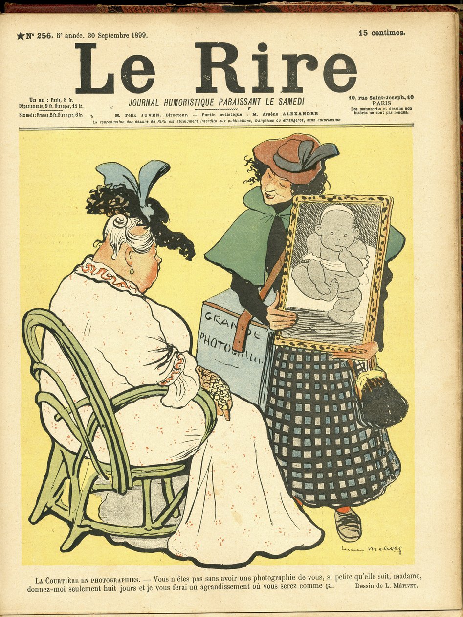 Capa do "Le Rire". de Lucien Metivet