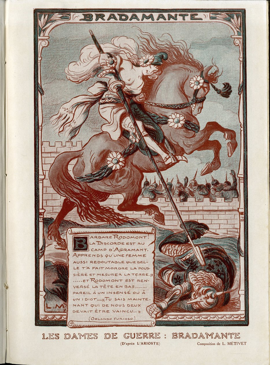 Ilustração em "Fantasio". de Lucien Metivet