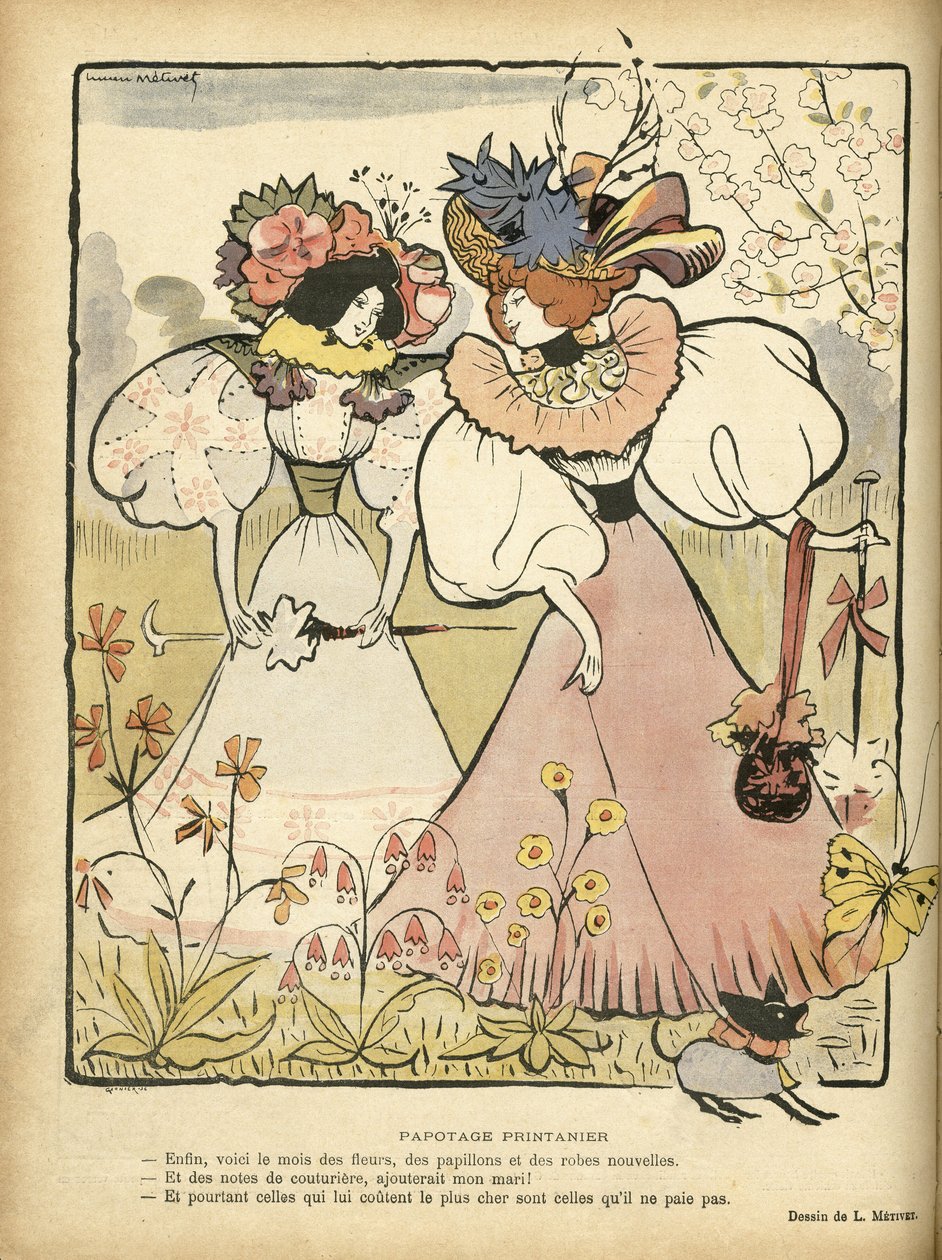 Ilustração em Le Rire de Lucien Metivet
