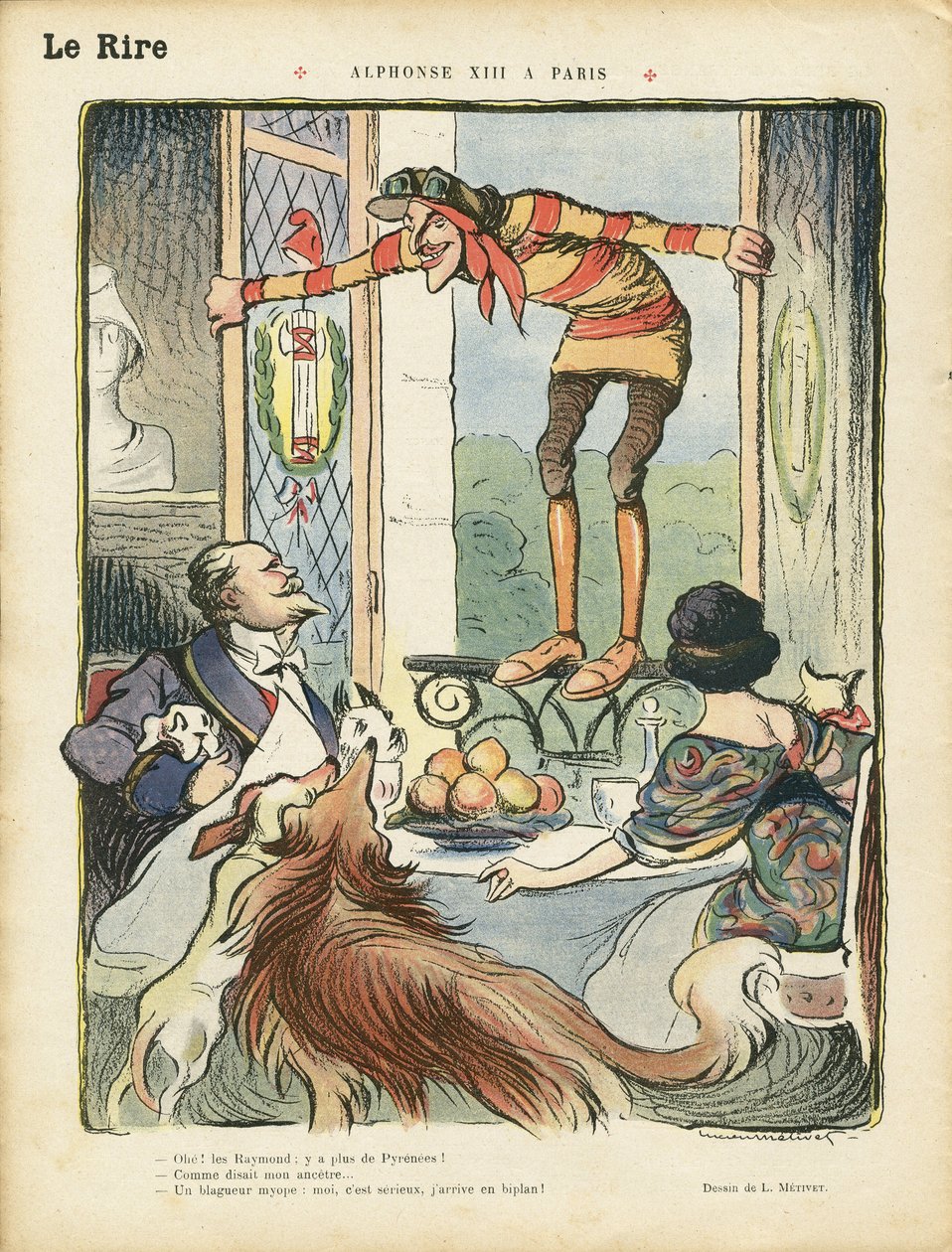 Ilustração em Le Rire de Lucien Metivet