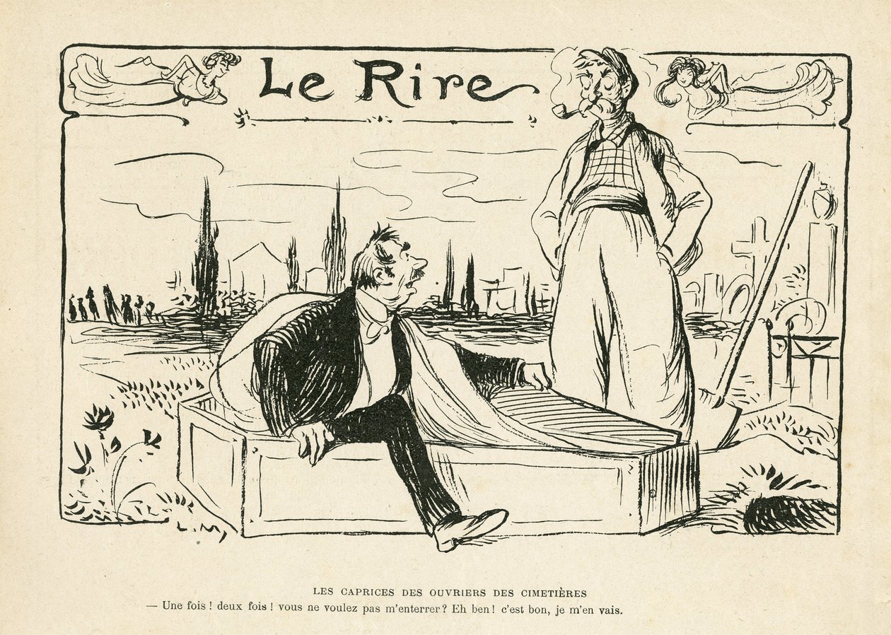 Ilustração em Le Rire de Lucien Metivet