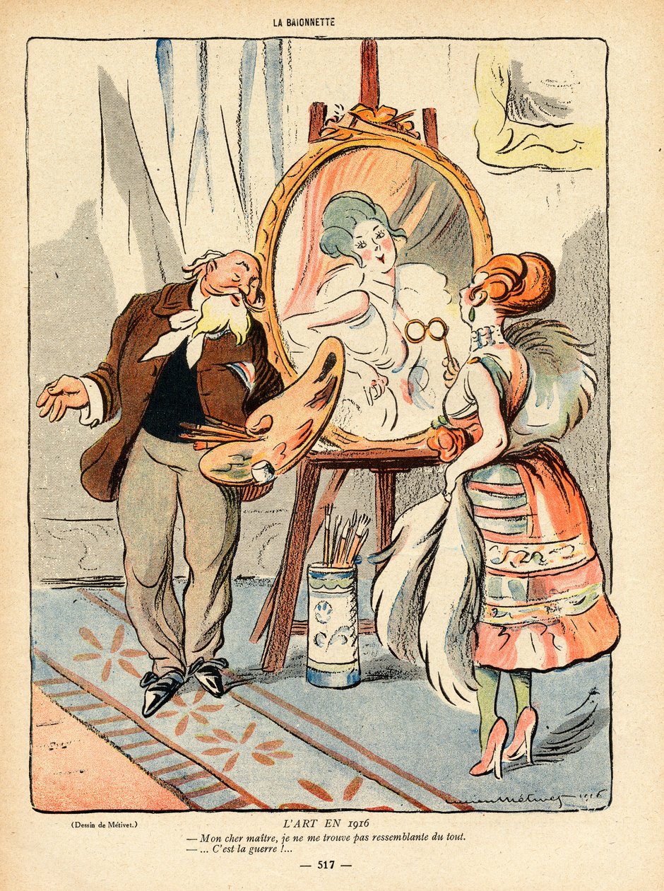 La Baionnette, Sátira Colorida de Lucien Metivet