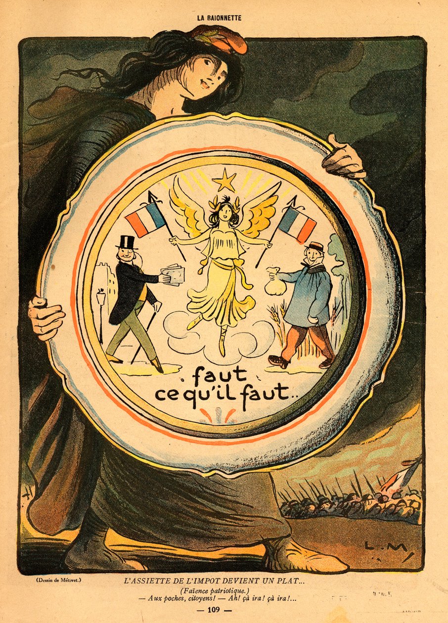 La Baionnette, Sátira Colorida de Lucien Metivet