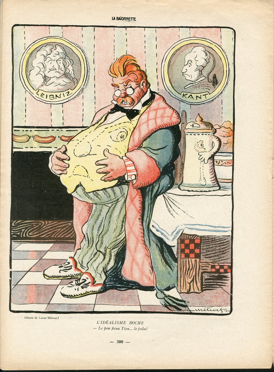 La Baionnette, Sátira Colorida de Lucien Metivet