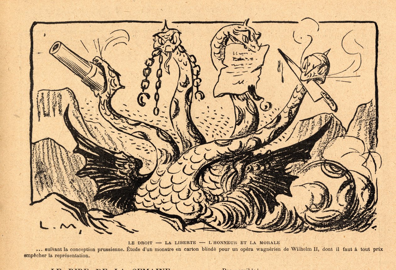 Le Rire rouge, sátira B&W de Lucien Metivet