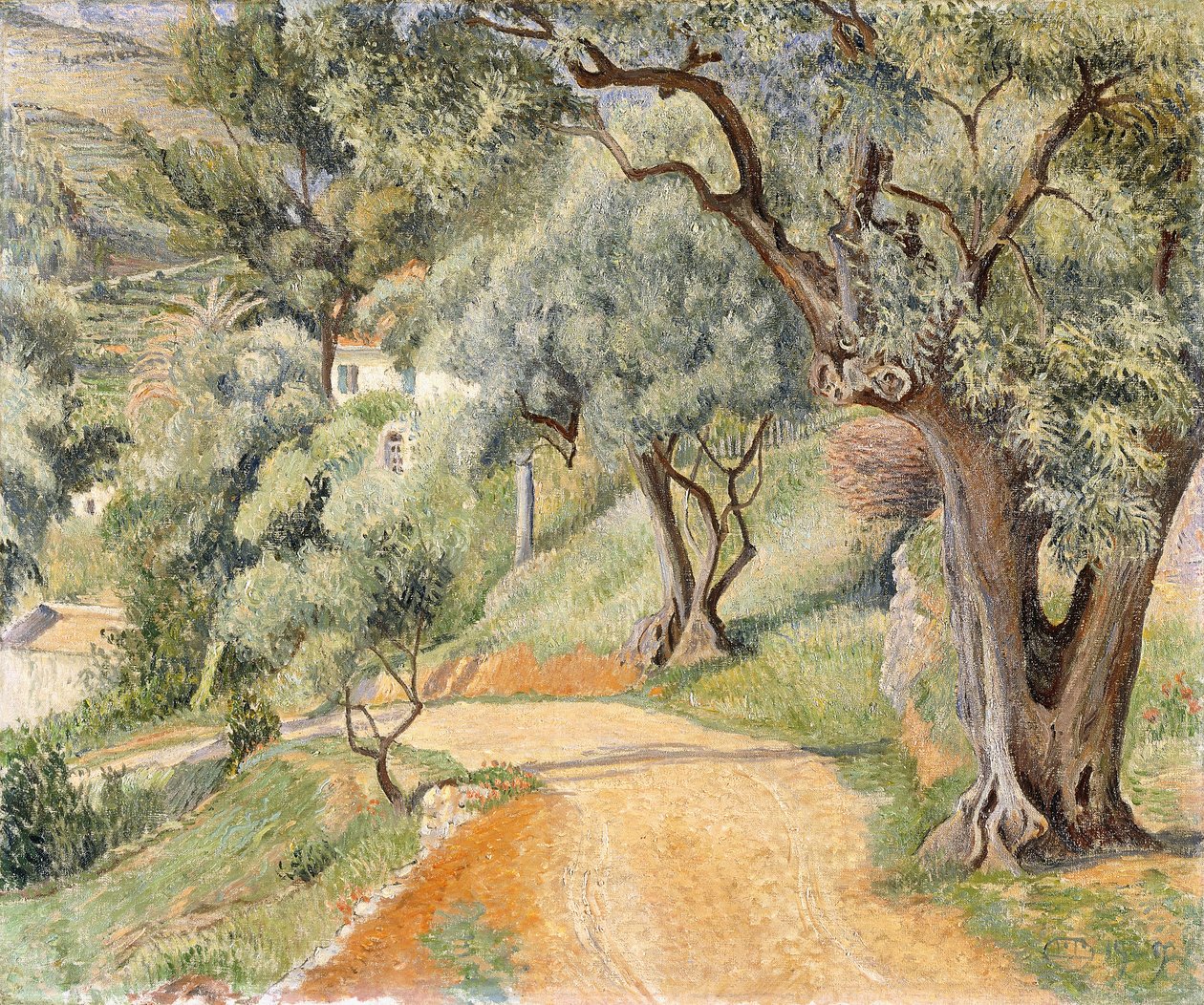 Chemin de l&39;Hubac, Toulon de Lucien Pissarro