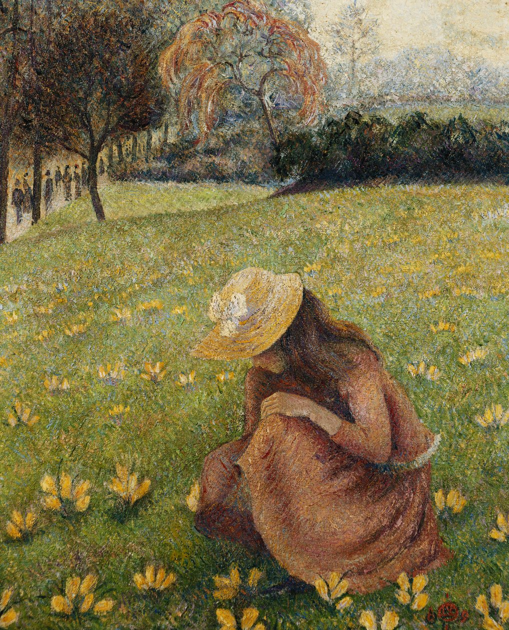 Açafrões; Os açafrões de Lucien Pissarro