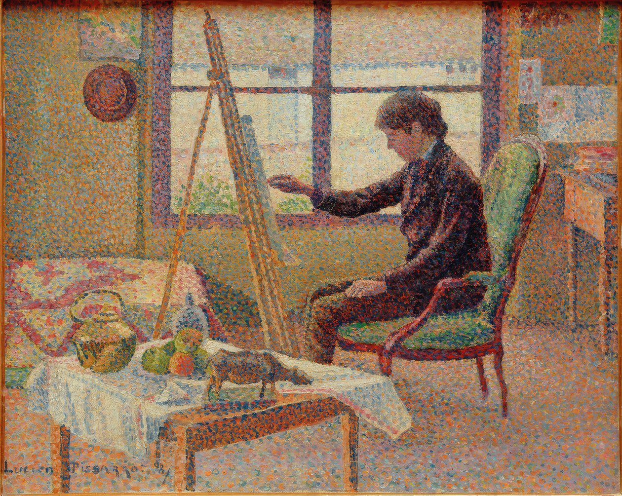 Estúdio do Artista - Retrato do Irmão de Lucien Pissarro