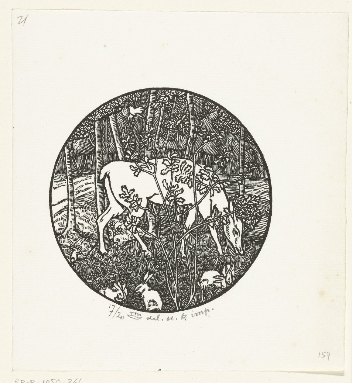 Veado de pastoreio de Lucien Pissarro