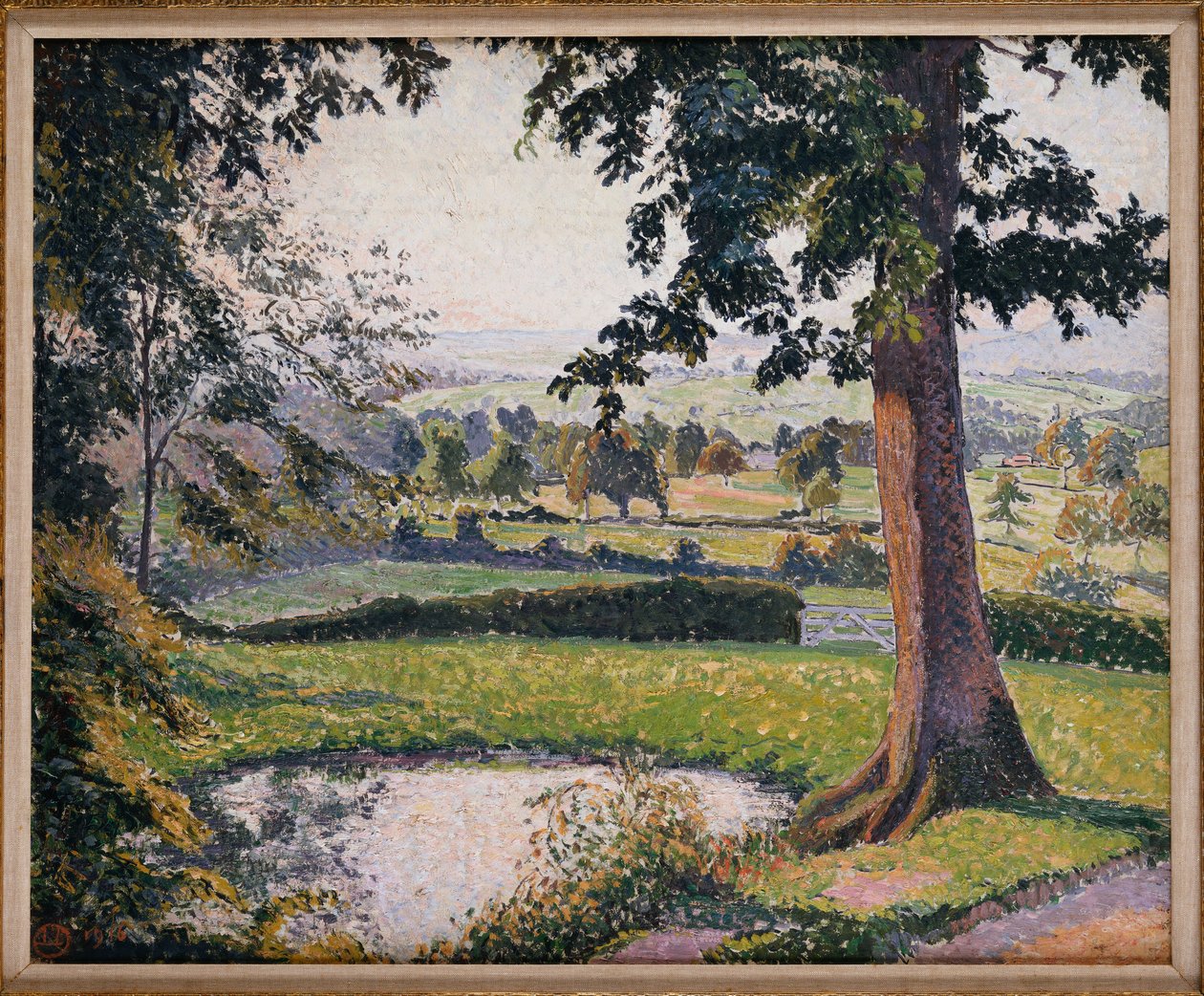 Gunville Pond de Lucien Pissarro