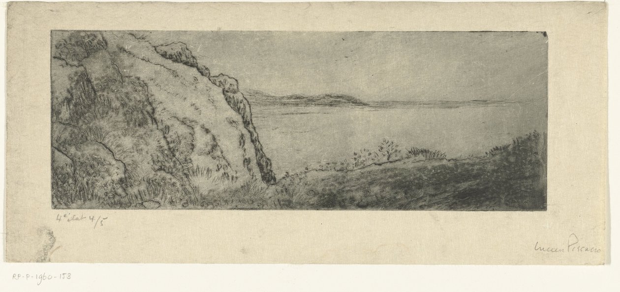 Colinas da costa de Lucien Pissarro